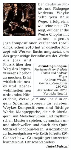 Piano News 01/02 2019 (Braiding Chopin)