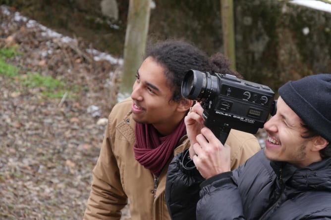 Kimyan et Alan dans le feu de l'action