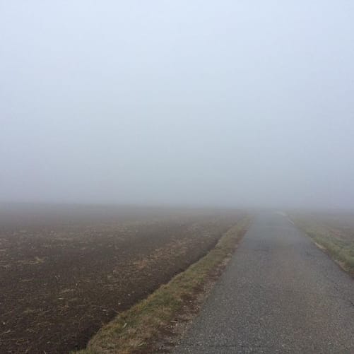 Même dans le brouillard!