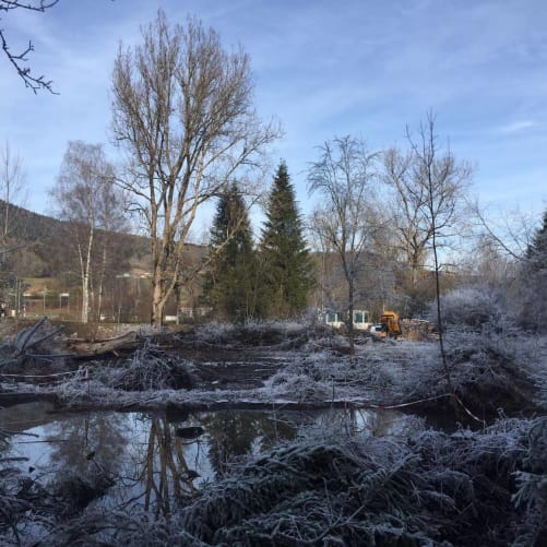 Le Jardin des mineurs en travaux