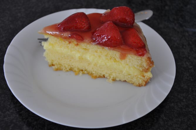 Glutenfreie Erdbeertorte