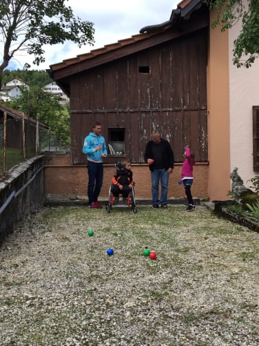 La piste de pétanque