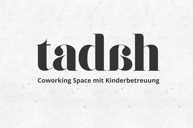 Wie das Magazin, so auch unser Coworking Space mit Kinderbetreuung. Voilà: unser Logo.