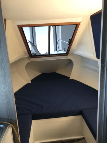 Une cabine double nouvellement tapissée