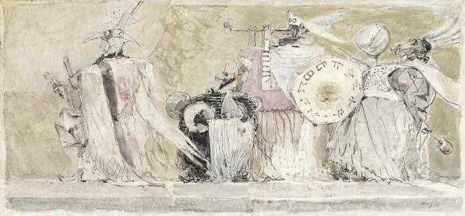 Fresco, Geisterzug, 1960er Jahre