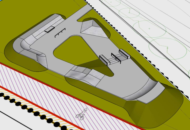 Plan Ansicht Süd