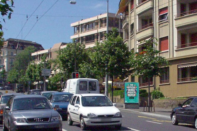Sample billboard Lausanne