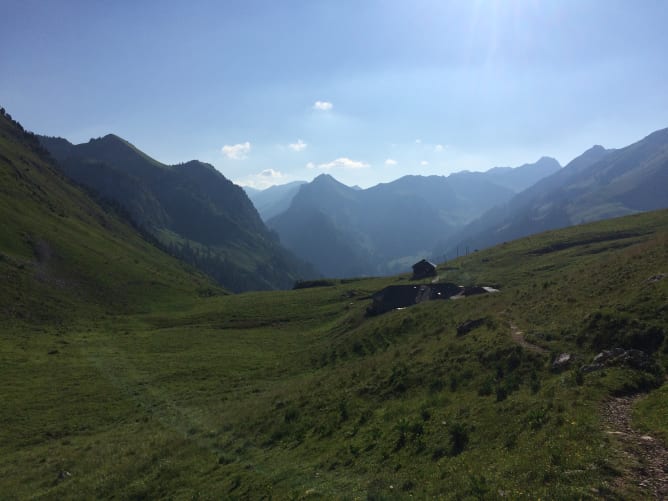 Der Blick vom Grat ist überwältigend!