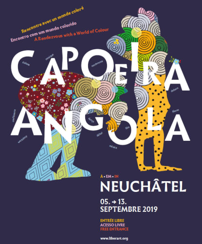 Affiche « Capoeira Angola à Neuchâtel: rencontre avec un monde coloré »