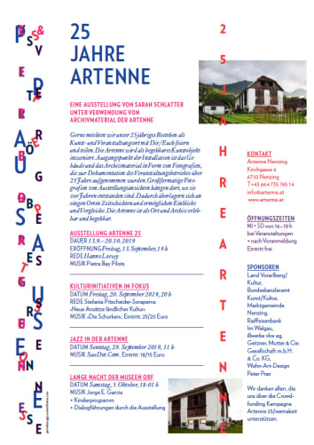 Programm Artenne 25