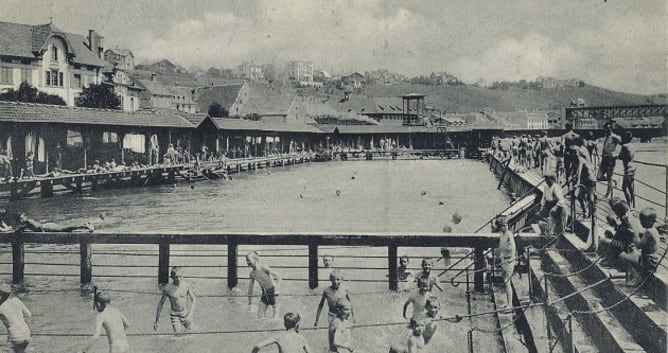 Rhybadi seit 1870