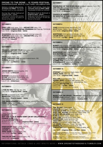 Final flyer / detail