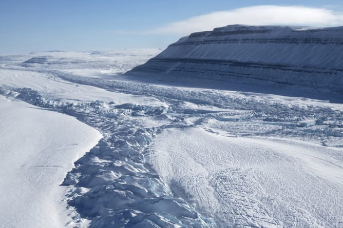 Petermanngletscher, Fotografie von Fridolin Walcher