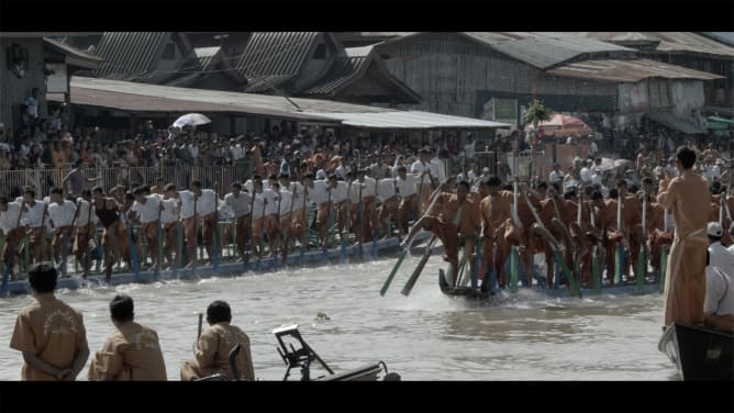 La grande course de bateaux