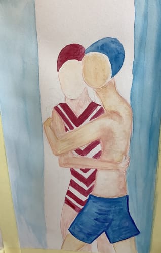 Aquarelle couple