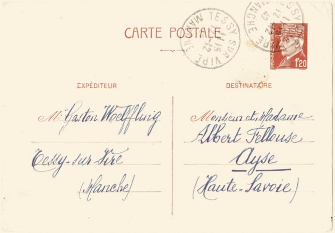 Carte postale d'époque.