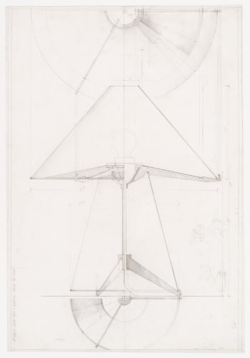 Lamp Metafora - drawing dimensions: 40,71x58,32cm