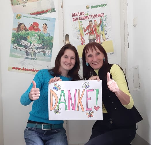 ANNA & ELISABETH sagen DANKE!