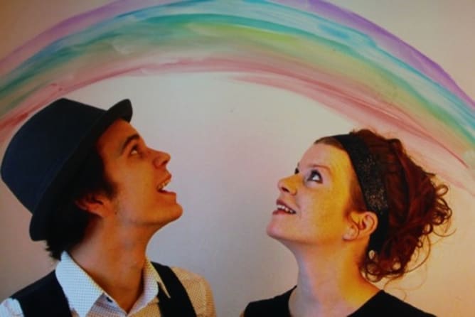 Wir singen in den Farben des Regenbogens, Stephanie und Laurenz Hacker