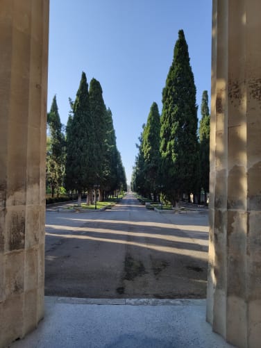 Zentralfriedhof Lecce, Eingang..