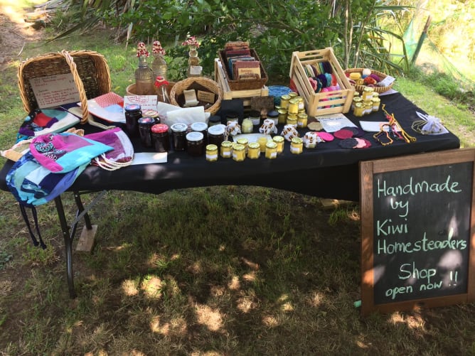 Some of Rangi Tu’s parent’s home made products. Find out more about them on their facebook page: https://www.facebook.com/kiwihomesteaders