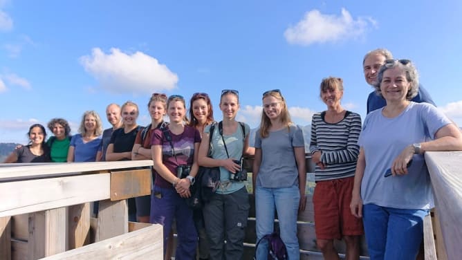 Das «Natur zu Hause» Team der Meldeplattformen StadtWildTiere und WildeNachbarn