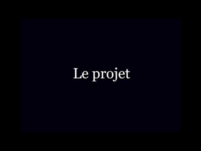 Le projet