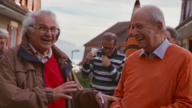 Bernard et son ami Fragnière