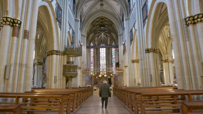 Bernard à la cathédrale de Fribourg