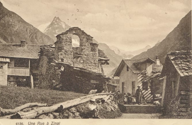 Le vieux Zinal, Valais 