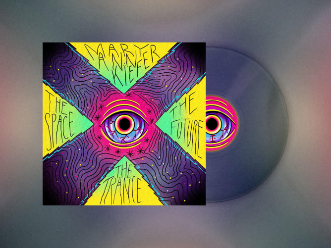 Front artwork and transparent vinyl