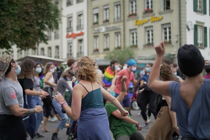 Tanzen auf dem «Klimaplatz»