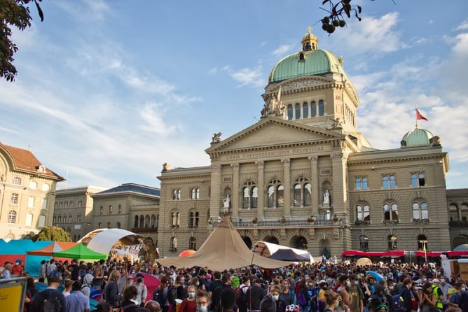 «Klimaplatz» am Dienstagnachmittag