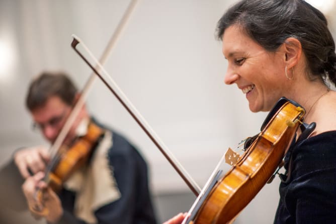 Stefanie Bischof, 2. Violine. (Fotograf: Daniele Caminiti)