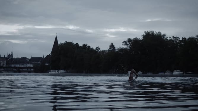 Aare (Solothurn) im späten Oktober