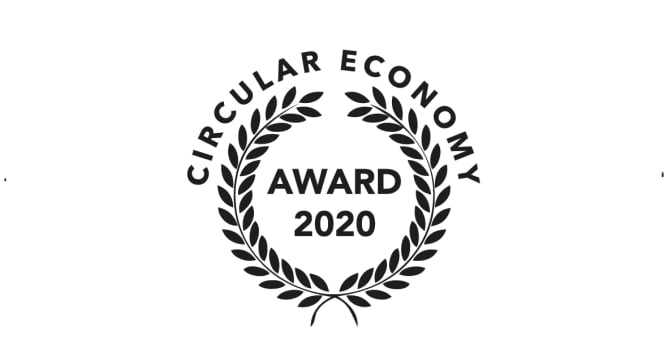 Winner of the Circular economy award 2020 in the category consumer goods