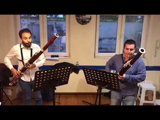 Doppler - Concert for 2 Flutes in d minor arranged for 2 Bassoons (Sneak Peak)