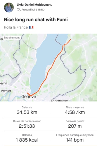 Long run over the weekend