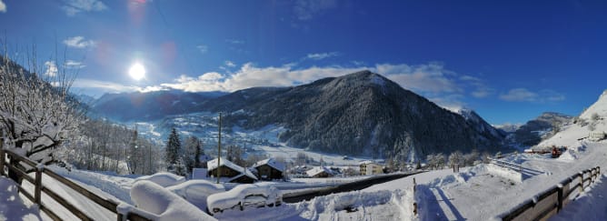 La vue depuis notre atelier !