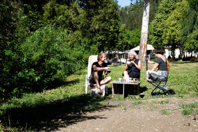 Sonnenstrahlen geniessen, das geht immer.