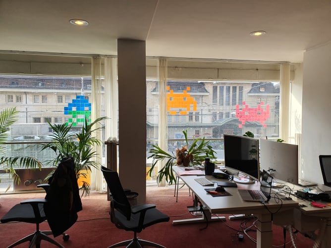 Contreparties Power-poworker : place dans l'open space de la Powerhouse Lausanne