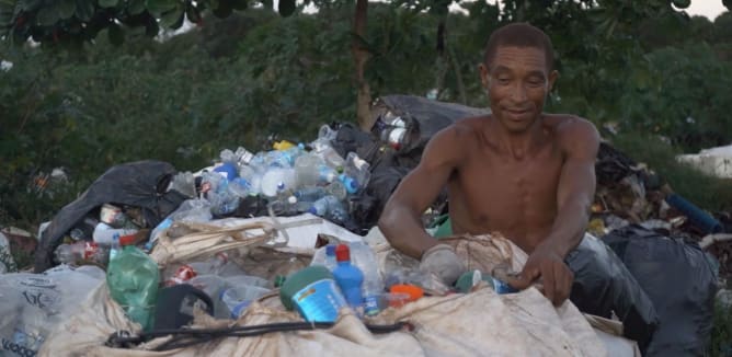 Lokale Waste Picker bei der Arbeit