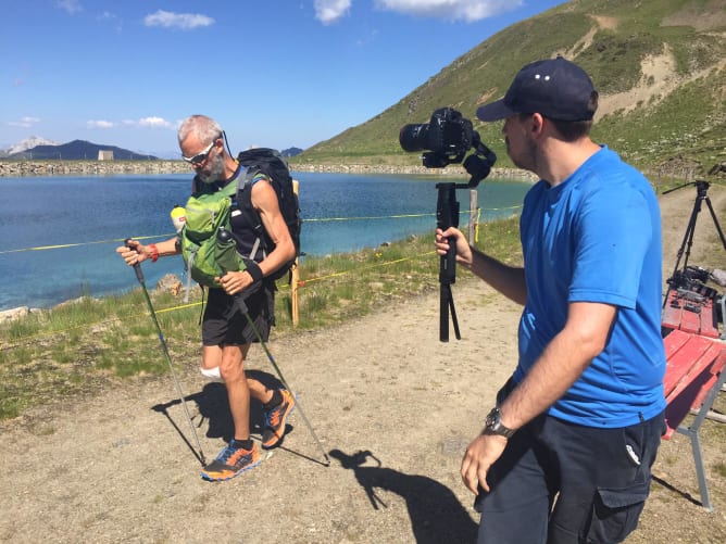 Tournage à Davos