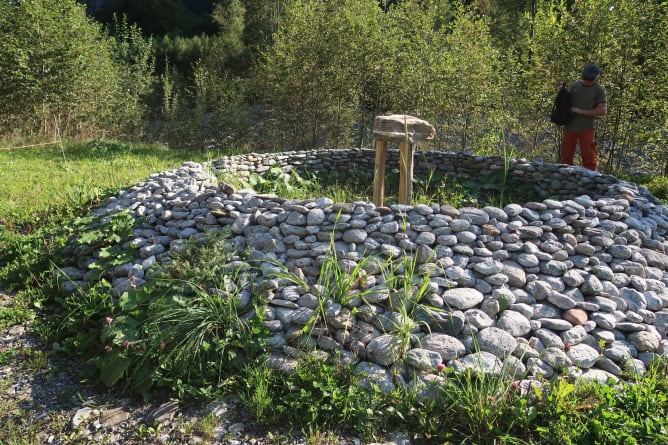 Referenzbild «Landart Engelberg 2019» die Natur erobert zurück