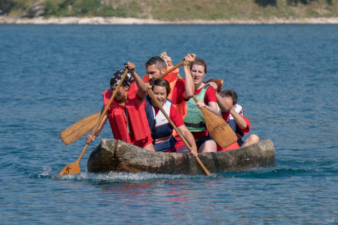 Einbaumregatta (Lago di Ledro 2019)