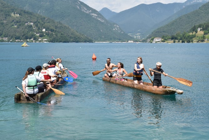 Einbaumregatta (Lago di Ledro 2019)