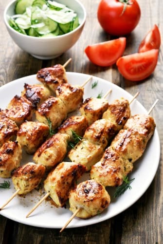 brochettes Taouk et Kefta