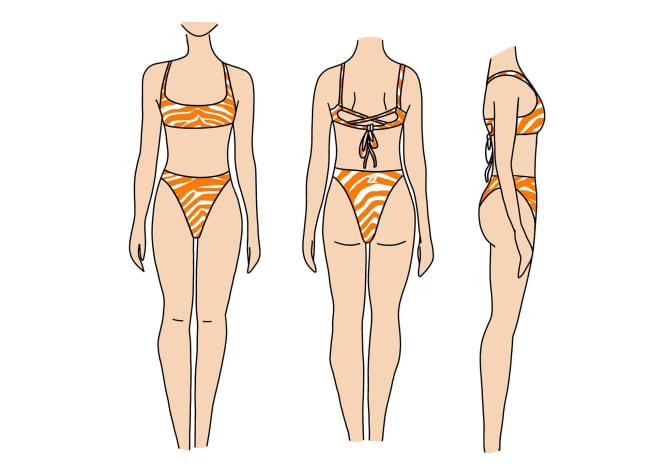 Wilderness collection sketches - Zebra - Multiway, long straps, cheeky