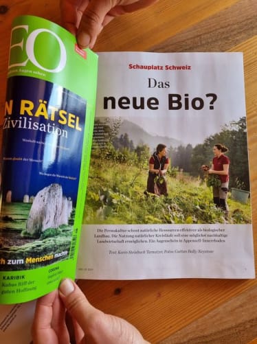 Story über uns im aktuellen GEO Schweiz