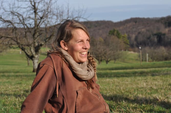 Unsere Gärtnerin und Fotografin Dominique 